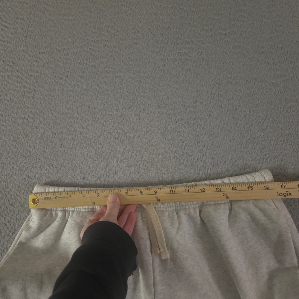Old Navy Sweatpants Womens L Gray Extra High-Waisted Vintage Logo Straight Leg - Picture 5 of 11